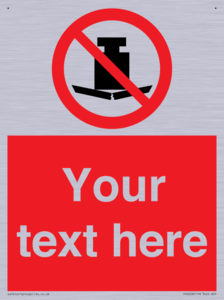 Custom No Heavy Loads Sign